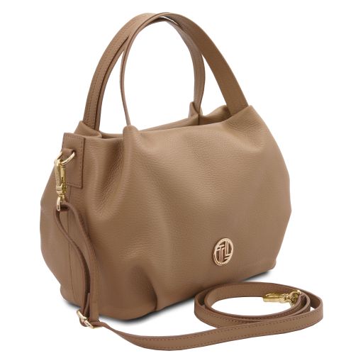 nora-soft-leather-handbag-tl142372 - Caramel - kuva 2