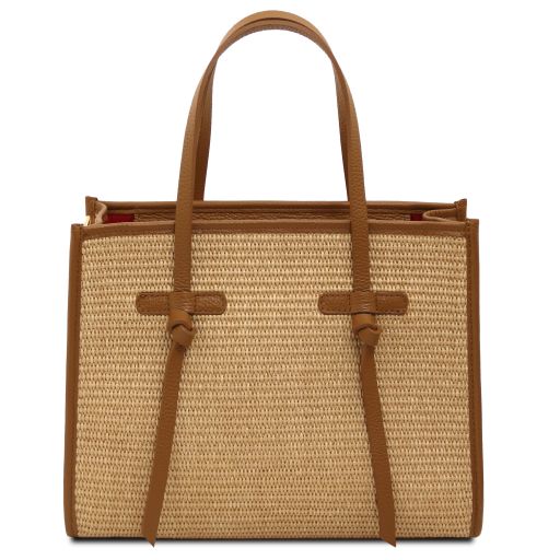frame-raffia-shoulder-bag-tl142566 - Konjakki - kuva 3