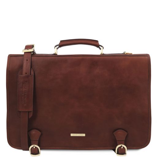 ancona-leather-messenger-bag-tl142073 - Ruskea