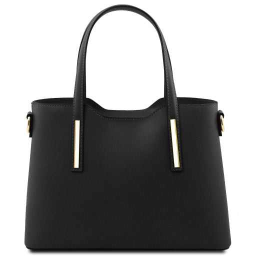 olimpia-leather-tote-small-size-tl141521 - Musta - kuva 3