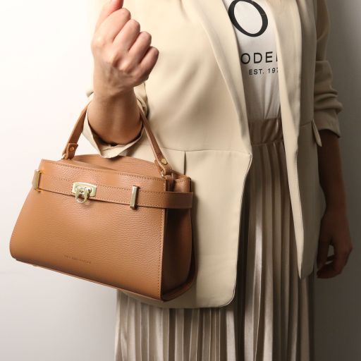 maisy-leather-tote-tl142455 - Pastel yellow - kuva 7