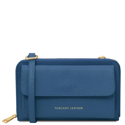 urania-leather-wallet-phone-holder-with-strap-tl142433 - Denim