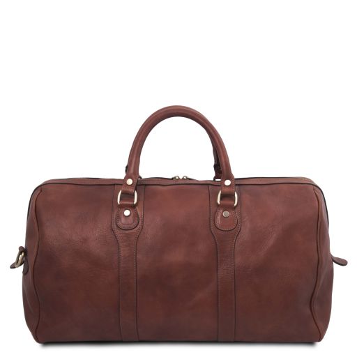 oslo-leather-travel-duffle-bag-weekender-bag-tl141913 - Ruskea - kuva 3