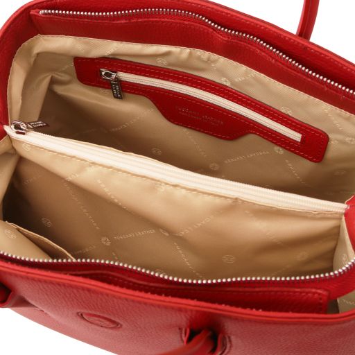 camelia-leather-handbag-tl141728 - Lipstick Red - kuva 4