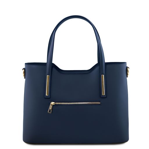 olimpia-leather-tote-tl141412 - Tummansininen - kuva 3