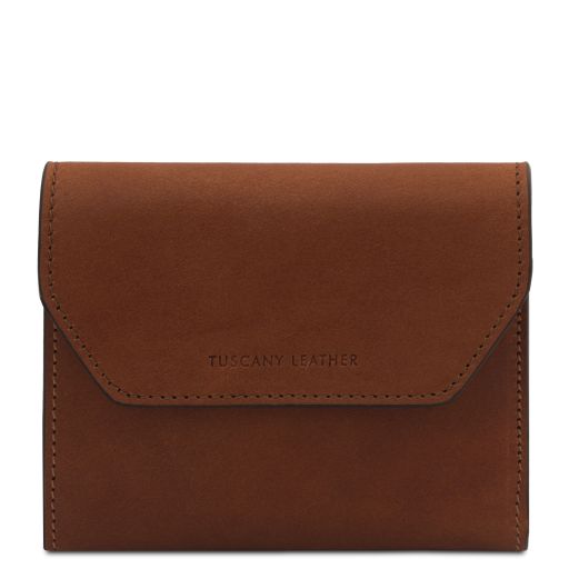 exclusive-leather-wallet-tl142603 - Ruskea